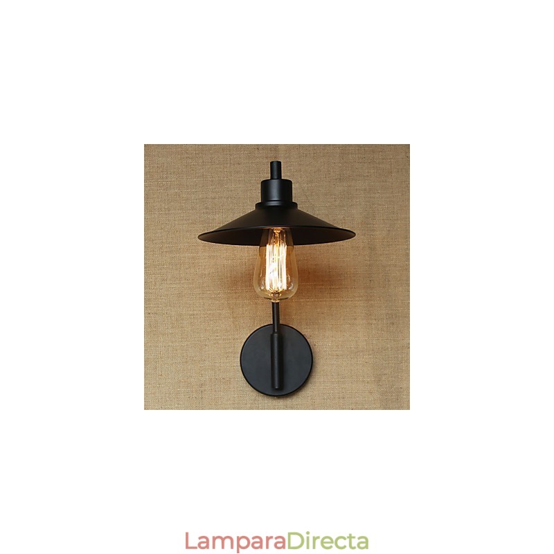 Aplique de pared decorativo retro de hierro forjado