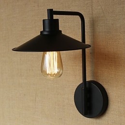 Aplique de pared decorativo retro de hierro forjado