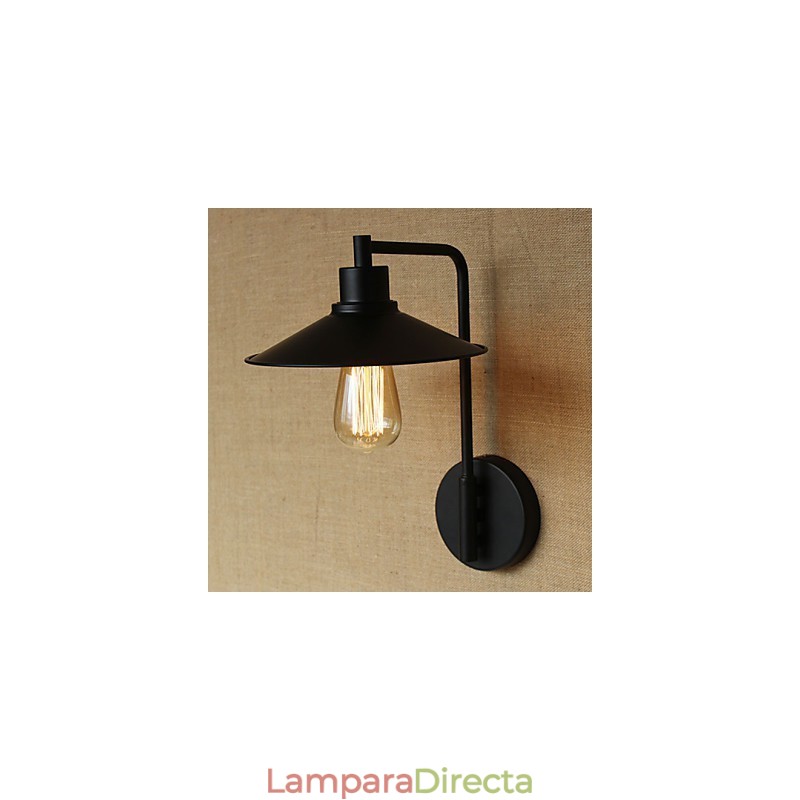 Aplique de pared decorativo retro de hierro forjado