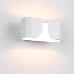Apliques de pared de metal contemporáneos modernos de 6 W