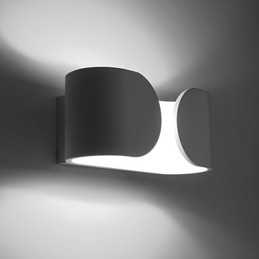 Apliques de pared de metal contemporáneos modernos de 6 W