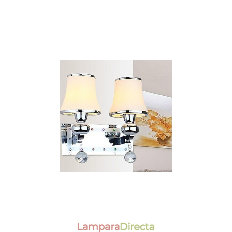 Lámparas de pared de cristal creativas, contemporáneas y contraídas.