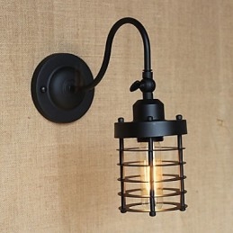 Arte de pared decorativo minimalista en negro mate estilo country americano