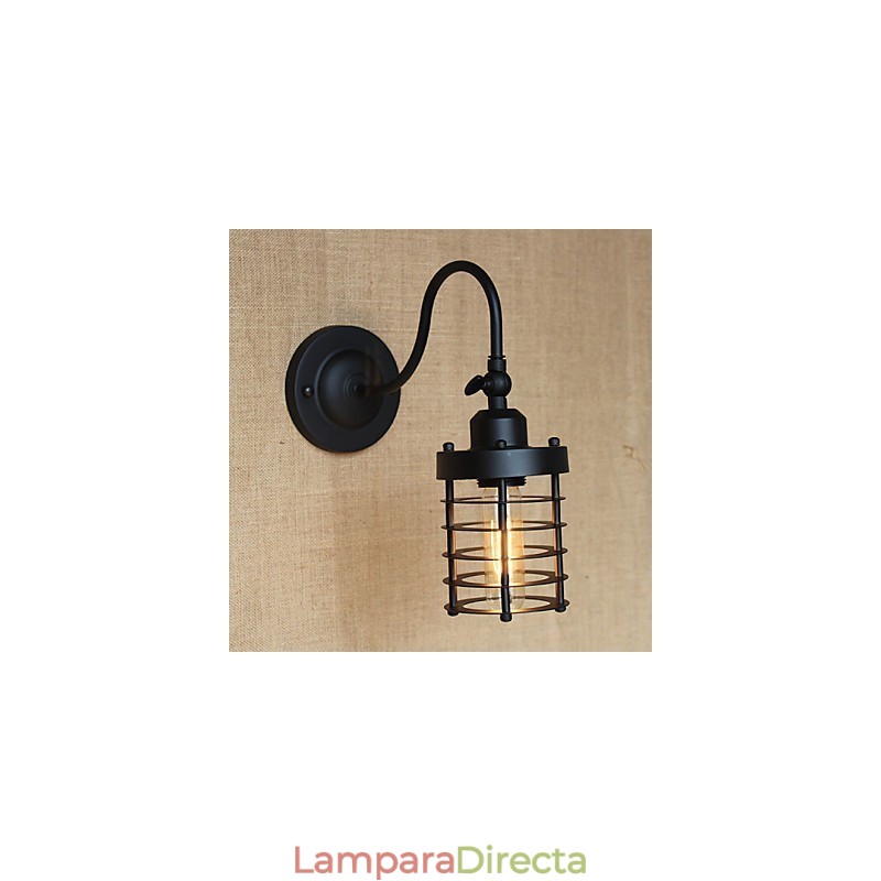 Arte de pared decorativo minimalista en negro mate estilo country americano