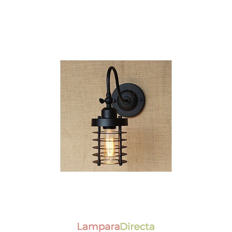 Arte de pared decorativo minimalista en negro mate estilo country americano