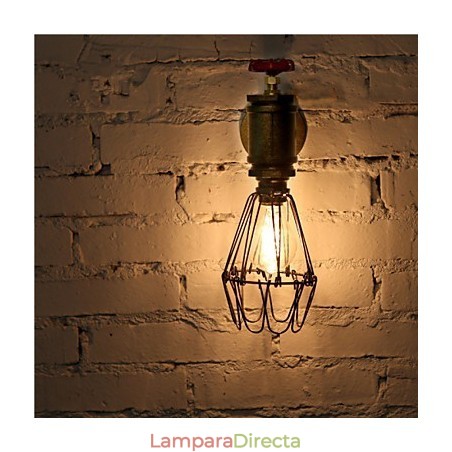 Lámparas de pared vintage de tubería de agua industrial, lámpara Edison para loft, para bar, restaurante, accesorios de pared, iluminación.