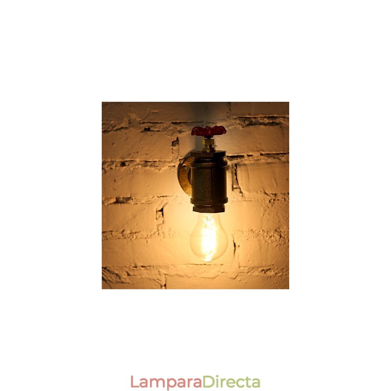 Lámparas de pared vintage de tubería de agua industrial, lámpara Edison para loft, para bar, restaurante, accesorios de pared, iluminación.