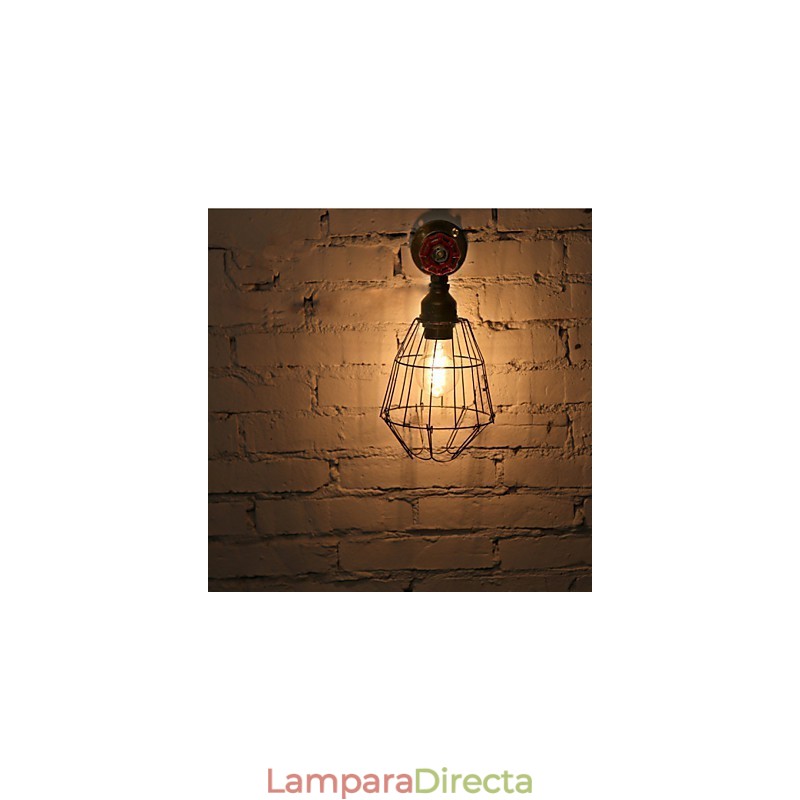 Lámparas de pared vintage de tubería de agua industrial, lámpara Edison para loft, para bar, restaurante, accesorios de pared, iluminación.