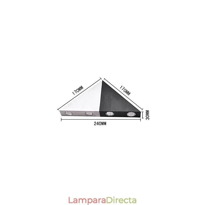 Apliques de pared modernos y contemporáneos de metal