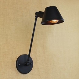 Aplique de pared de hierro simple retro