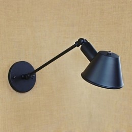 Aplique de pared de hierro simple retro
