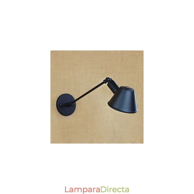 Aplique de pared de hierro simple retro