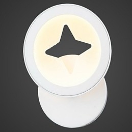 Aplique de pared para interiores con buena iluminación brillante y acrílico