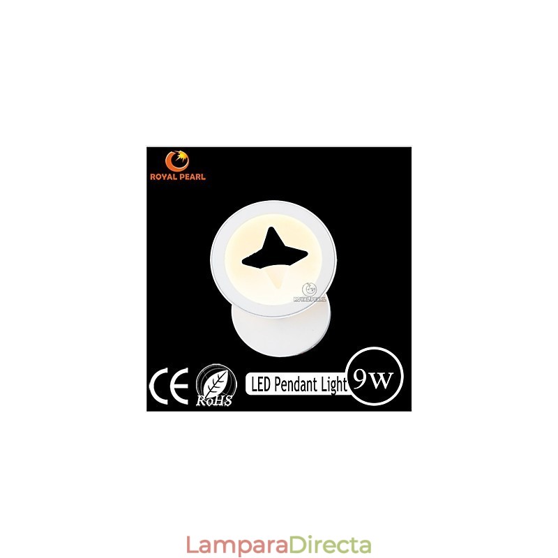 Aplique de pared para interiores con buena iluminación brillante y acrílico