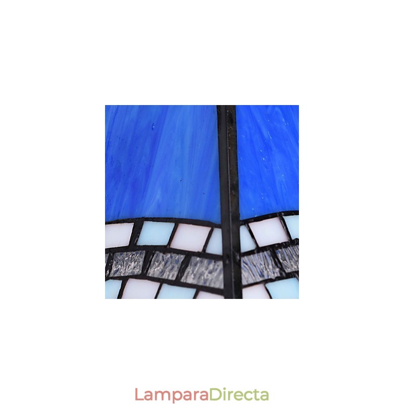 Lámpara de pared de hierro forjado creativa, estilo rural, estilo mediterráneo europeo, con luces de cristal.