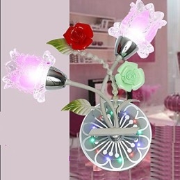 Lámparas de pared de cristal creativas, contemporáneas y contraídas.