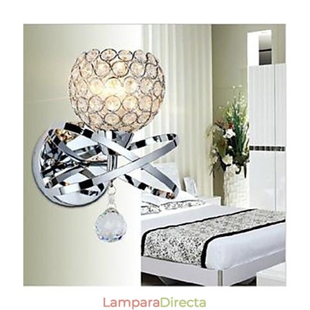 Lámpara de pared de cristal de un solo cabezal Lámpara de pared de cristal de un solo cabezal