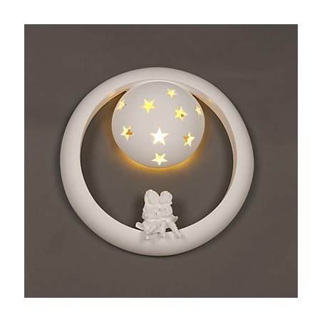 Lámpara de pared para porche con diseño pastoral de yeso, ideal para habitación infantil. Lámpara de pared para porche con diseño pastoral de yeso, ideal para habitación infantil.