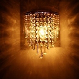 Lámparas de pared de cristal de moda modernas Lámpara de pared de cristal para iluminación de cama