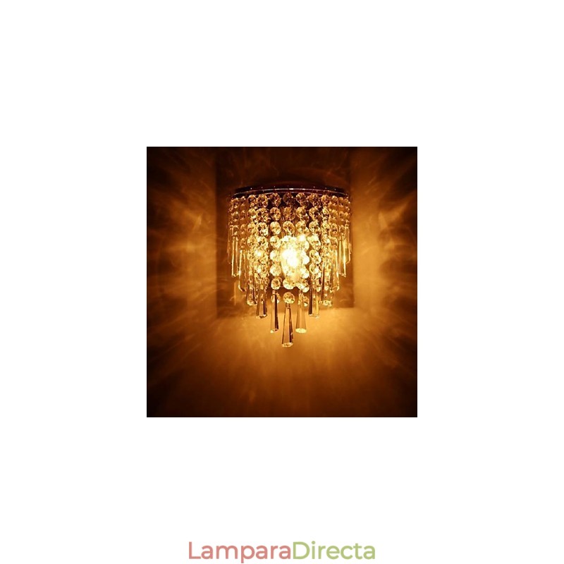 Lámparas de pared de cristal de moda modernas Lámpara de pared de cristal para iluminación de cama