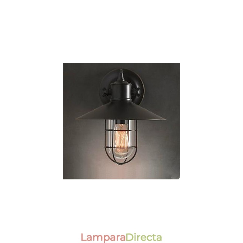 Lámpara de pared para sala de estar, almacén, industria, pasillo rural, bar, decoración de la cabecera de una cama, lámpara de pared