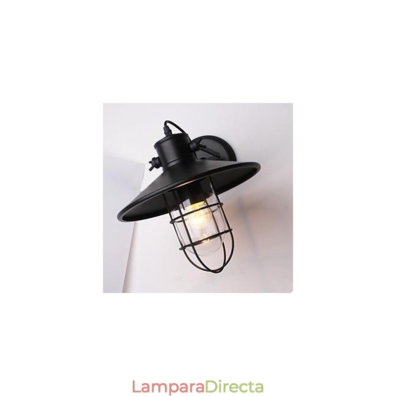 Lámpara de pared para sala de estar, almacén, industria, pasillo rural, bar, decoración de la cabecera de una cama, lámpara de pared