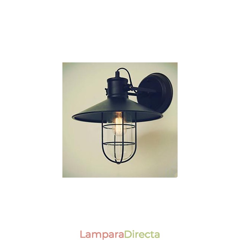 Lámpara de pared para sala de estar, almacén, industria, pasillo rural, bar, decoración de la cabecera de una cama, lámpara de pared