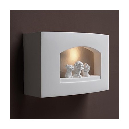 Lámpara de pared de yeso para dormitorio, creativa y contemporánea, con diseño de estilo contratado. Lámpara de pared de yeso para dormitorio, creativa y contemporánea, con diseño de estilo contratado.