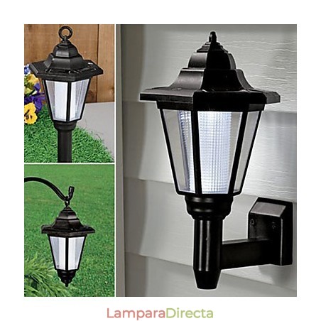 Lámpara de pared de seguridad para jardín, patio, camino, paisaje, con energía solar Lámpara de pared de seguridad para jardín, patio, camino, paisaje, con energía solar
