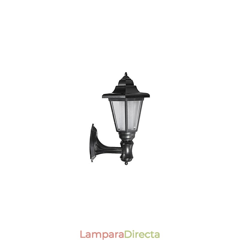 Lámpara de pared de seguridad para jardín, patio, camino, paisaje, con energía solar