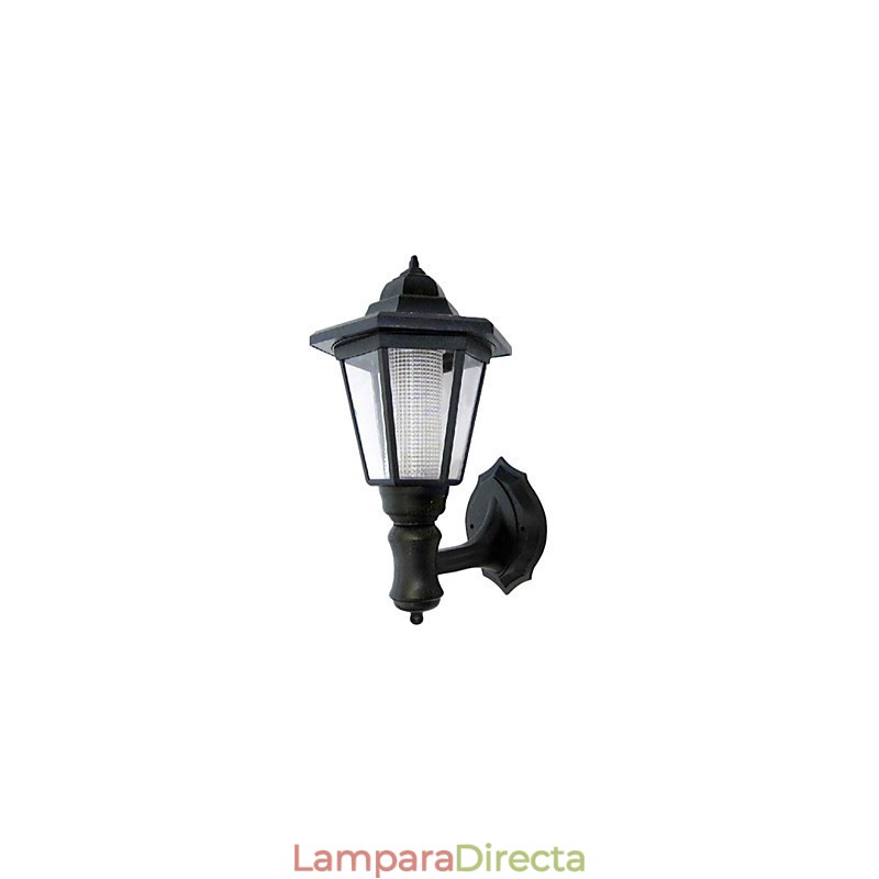 Lámpara de pared de seguridad para jardín, patio, camino, paisaje, con energía solar
