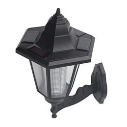 Lámpara de pared de seguridad para jardín, patio, camino, paisaje, con energía solar