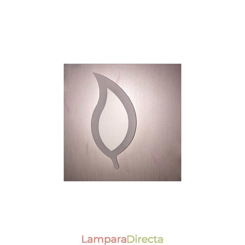 Lámpara de pared de acrílico moderna, creativa y sencilla, con hojas pequeñas de aleación.