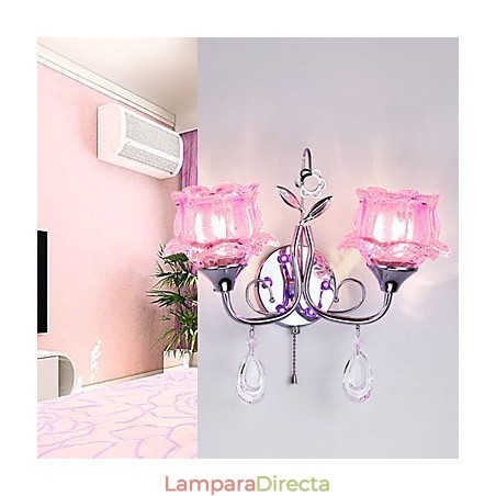 Lámparas de pared de cristal creativas, contemporáneas y contraídas. Lámparas de pared de cristal creativas, contemporáneas y contraídas.