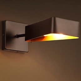 Lámpara de pared de hierro forjado con diseño creativo de estilo industrial que restaura las antiguas costumbres.