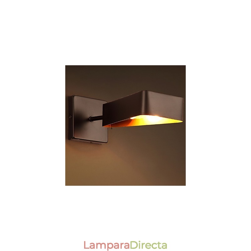 Lámpara de pared de hierro forjado con diseño creativo de estilo industrial que restaura las antiguas costumbres.