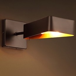 Lámpara de pared de hierro forjado con diseño creativo de estilo industrial que restaura las antiguas costumbres.