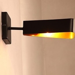 Lámpara de pared de hierro forjado con diseño creativo de estilo industrial que restaura las antiguas costumbres.