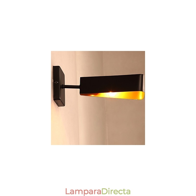 Lámpara de pared de hierro forjado con diseño creativo de estilo industrial que restaura las antiguas costumbres.