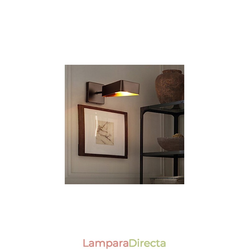Lámpara de pared de hierro forjado con diseño creativo de estilo industrial que restaura las antiguas costumbres.