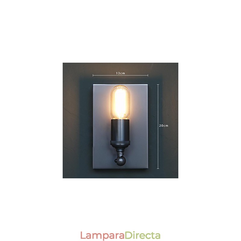 Lámpara de pared Edison de estilo industrial, creativa y con estilo rural que restaura las formas antiguas.