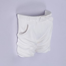 Lámpara de pared de yeso para habitación infantil, contemporánea y creativa, con diseño de pantalones.