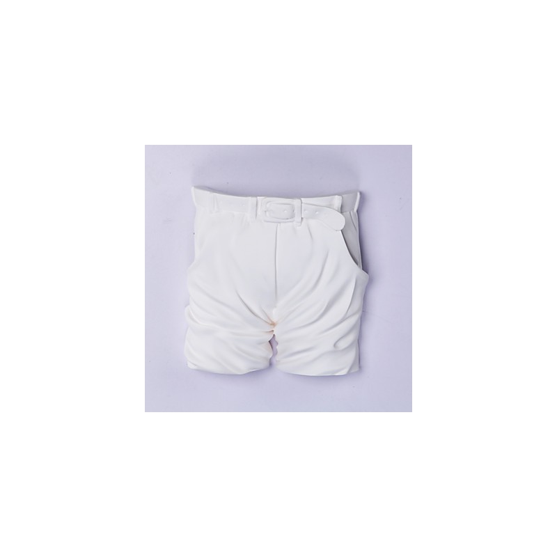 Lámpara de pared de yeso para habitación infantil, contemporánea y creativa, con diseño de pantalones.