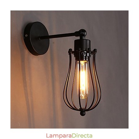 Lámpara de pared decorativa de hierro forjado con personalidad creativa y diseño retro de pomelo Lámpara de pared decorativa de hierro forjado con personalidad creativa y diseño retro de pomelo