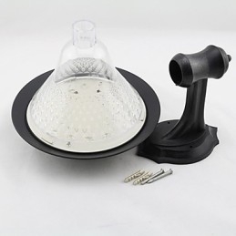 Lámpara de luz solar para exteriores, color blanco, para pared, para jardín, patio, puerta, camino