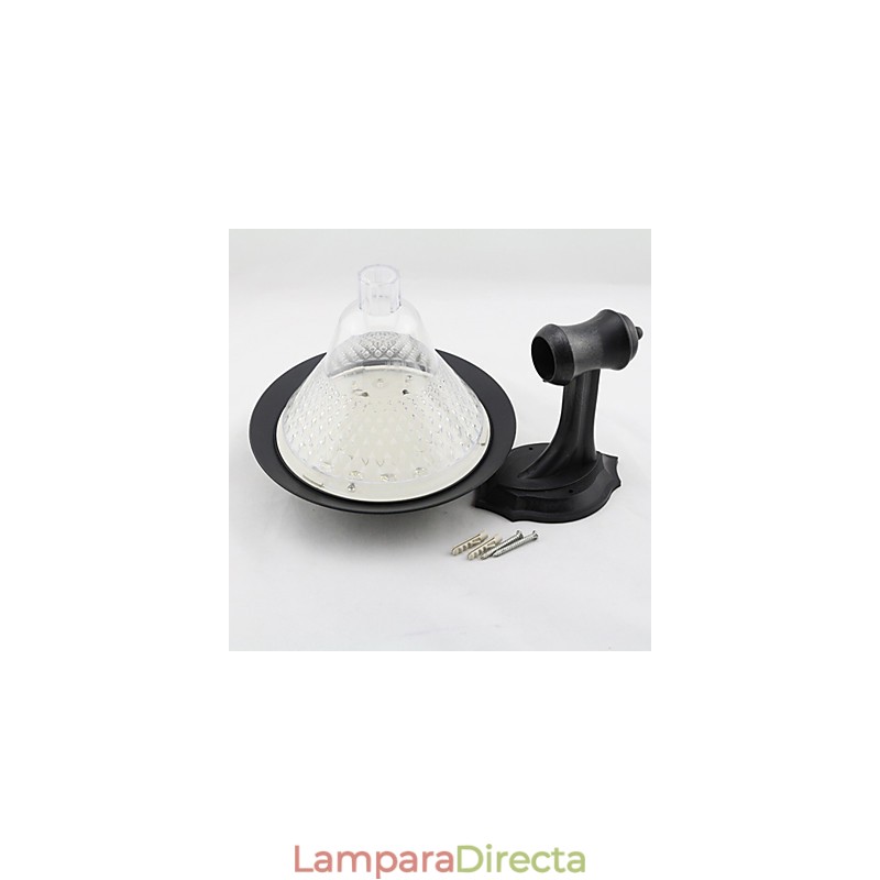 Lámpara de luz solar para exteriores, color blanco, para pared, para jardín, patio, puerta, camino