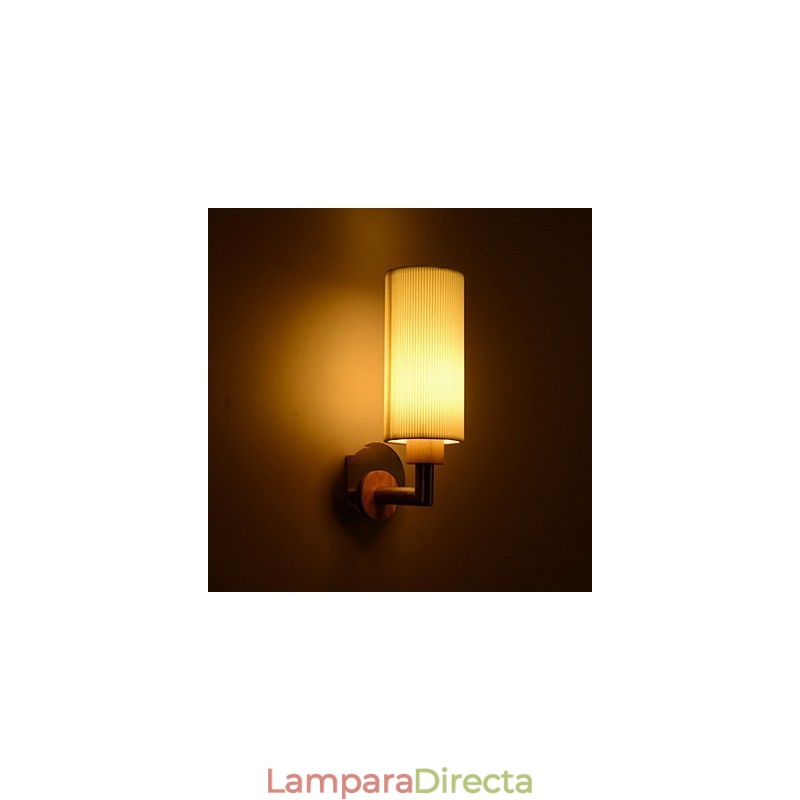 Apliques de pared modernos contemporáneos de madera y bambú