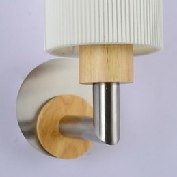 Apliques de pared modernos contemporáneos de madera y bambú