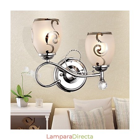 Apliques de pared Cristal Moderno Contemporáneo Metal Apliques de pared Cristal Moderno Contemporáneo Metal