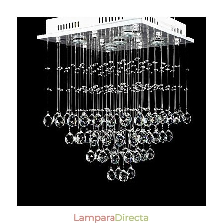 Lámpara empotrada moderna contemporánea de cristal galvanizado Lámpara empotrada moderna contemporánea de cristal galvanizado